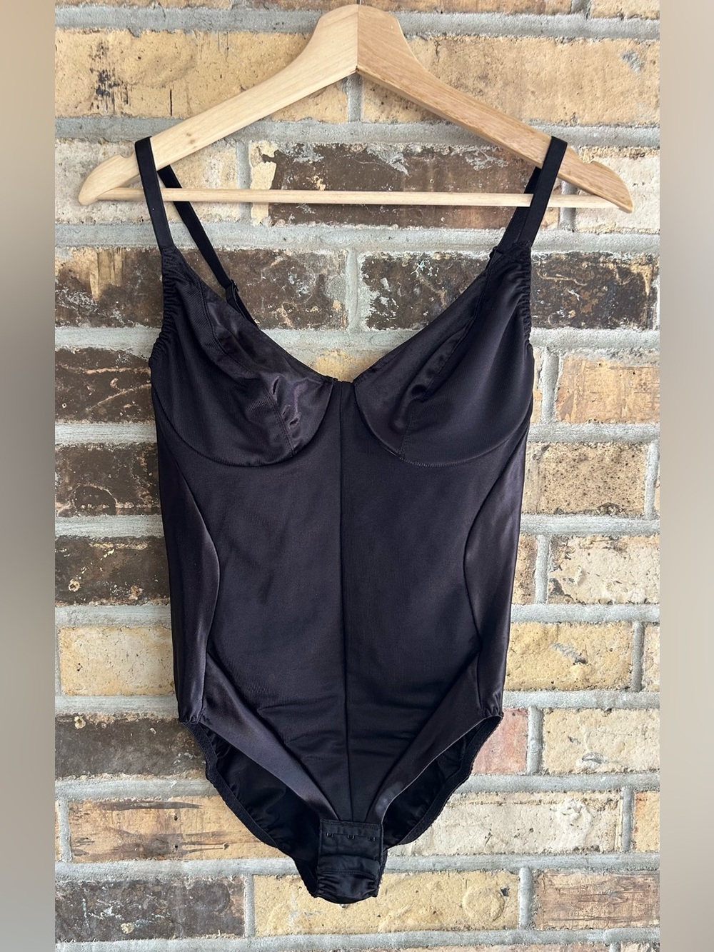 Cabernet VTG Black Bodysuit 36C